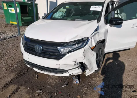 2023 Honda Odyssey Sport из США, поврежденный, VIN 5FNRL6H74PB070017